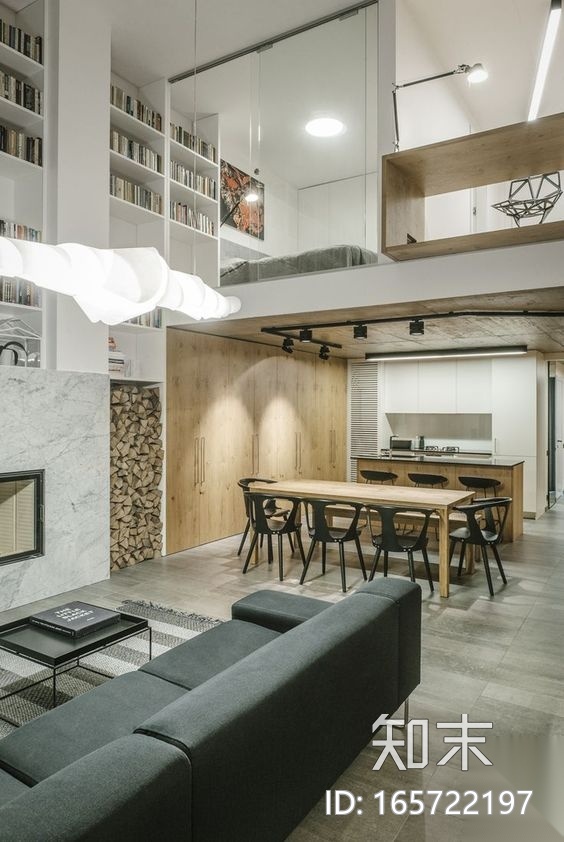 室内装修LOFT设计灵感图-31张cad施工图下载【ID:165722197】
