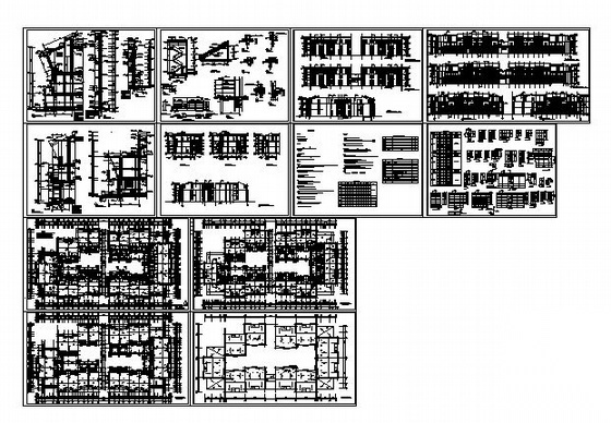 某三层办公楼建筑施工图cad施工图下载【ID:151395125】