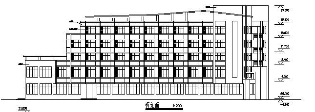 高层某中学综合楼及宿舍方案设计cad施工图下载【ID:151452167】