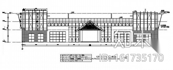 [江苏]某中式风格售楼处室内装修施工图（含方案文本）cad施工图下载【ID:161735170】