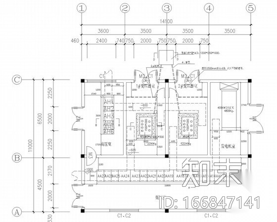 [广东]200-1600kVA常规变配电工程图集72张cad施工图下载【ID:166847141】