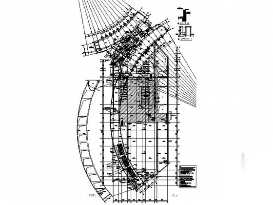 [福建]113米现代风格全球连锁知名酒店建筑施工图（含...cad施工图下载【ID:151512155】