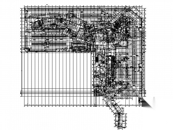 [福建]113米现代风格全球连锁知名酒店建筑施工图（含...cad施工图下载【ID:151512155】