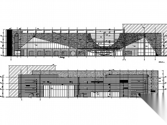 [福建]113米现代风格全球连锁知名酒店建筑施工图（含...cad施工图下载【ID:151512155】