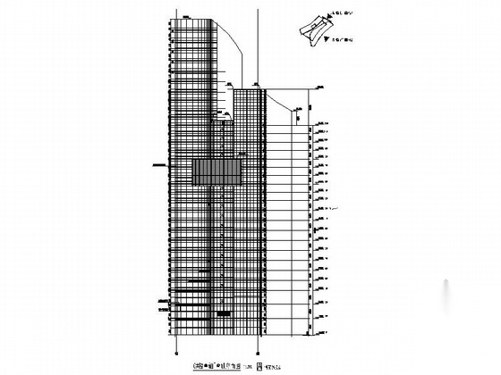 [福建]113米现代风格全球连锁知名酒店建筑施工图（含...cad施工图下载【ID:151512155】