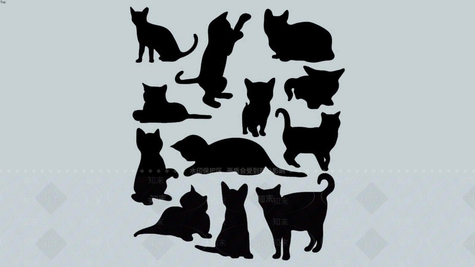 猫(猫)SU模型下载【ID:1162359267】