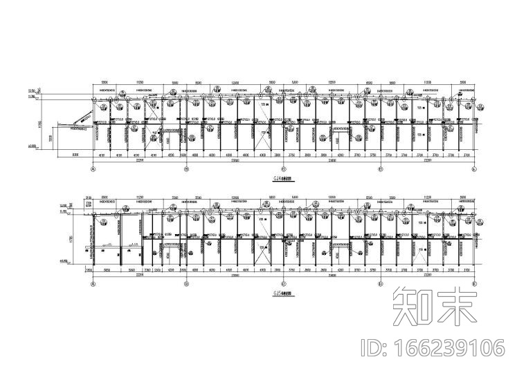 轻钢结构单层(局部2层)物流仓库全套施工图cad施工图下载【ID:166239106】