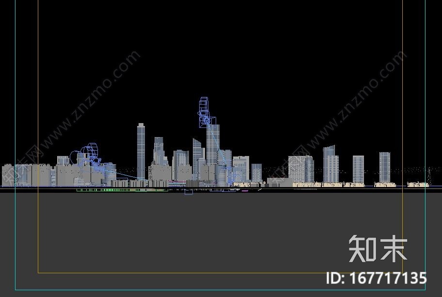 大桥CG模型下载【ID:167717135】
