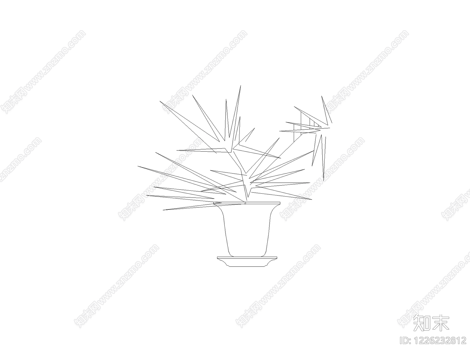 绿植cad施工图下载【ID:1226232812】