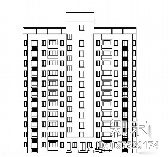 浦江镇120号配套商品房建设J地块1、2号楼建筑方案图cad施工图下载【ID:167529174】