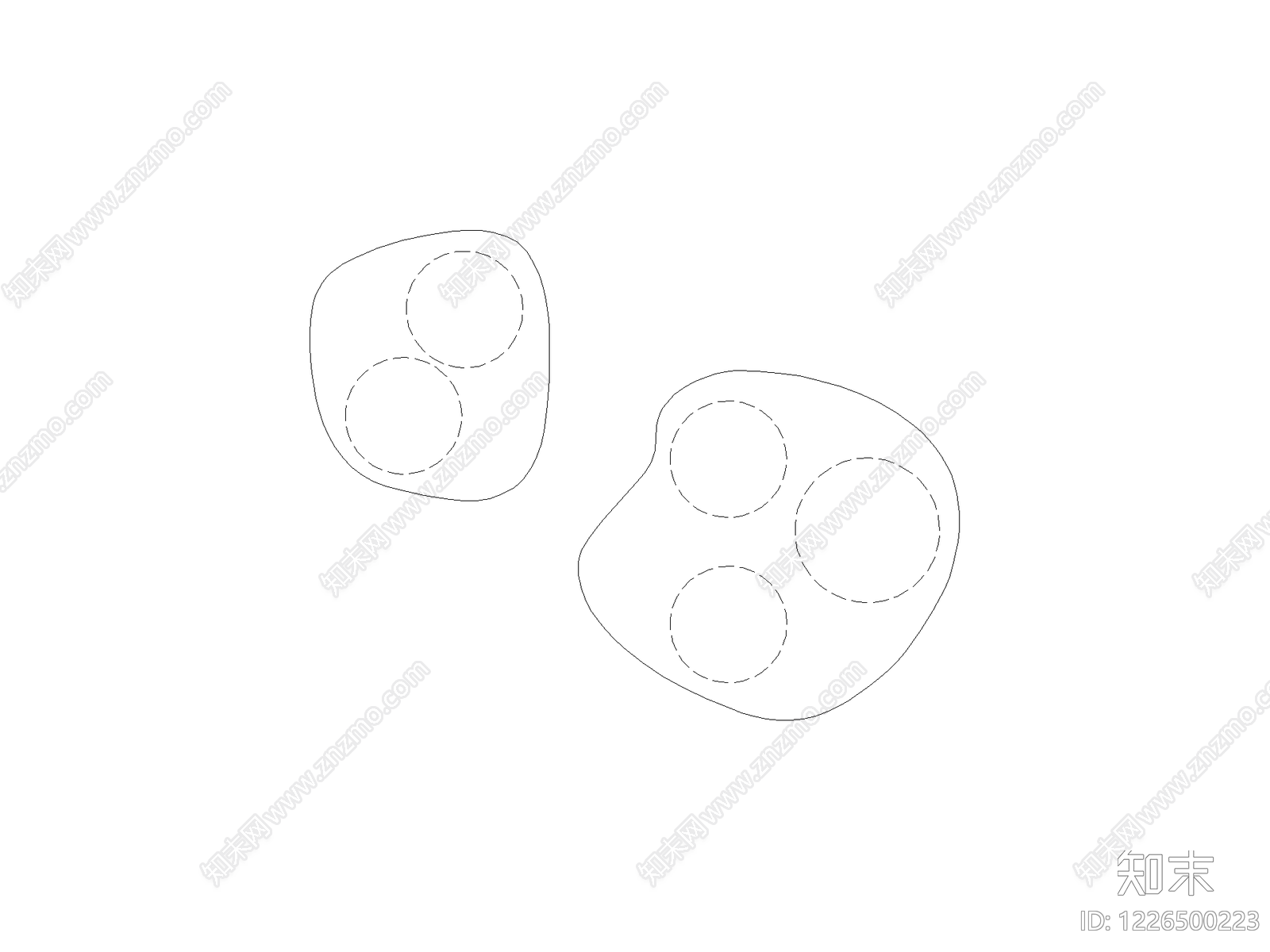 常用图块cad施工图下载【ID:1226500223】