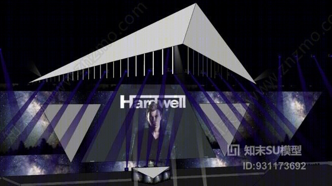 舞台（哈德威尔设置）SU模型下载【ID:931173692】