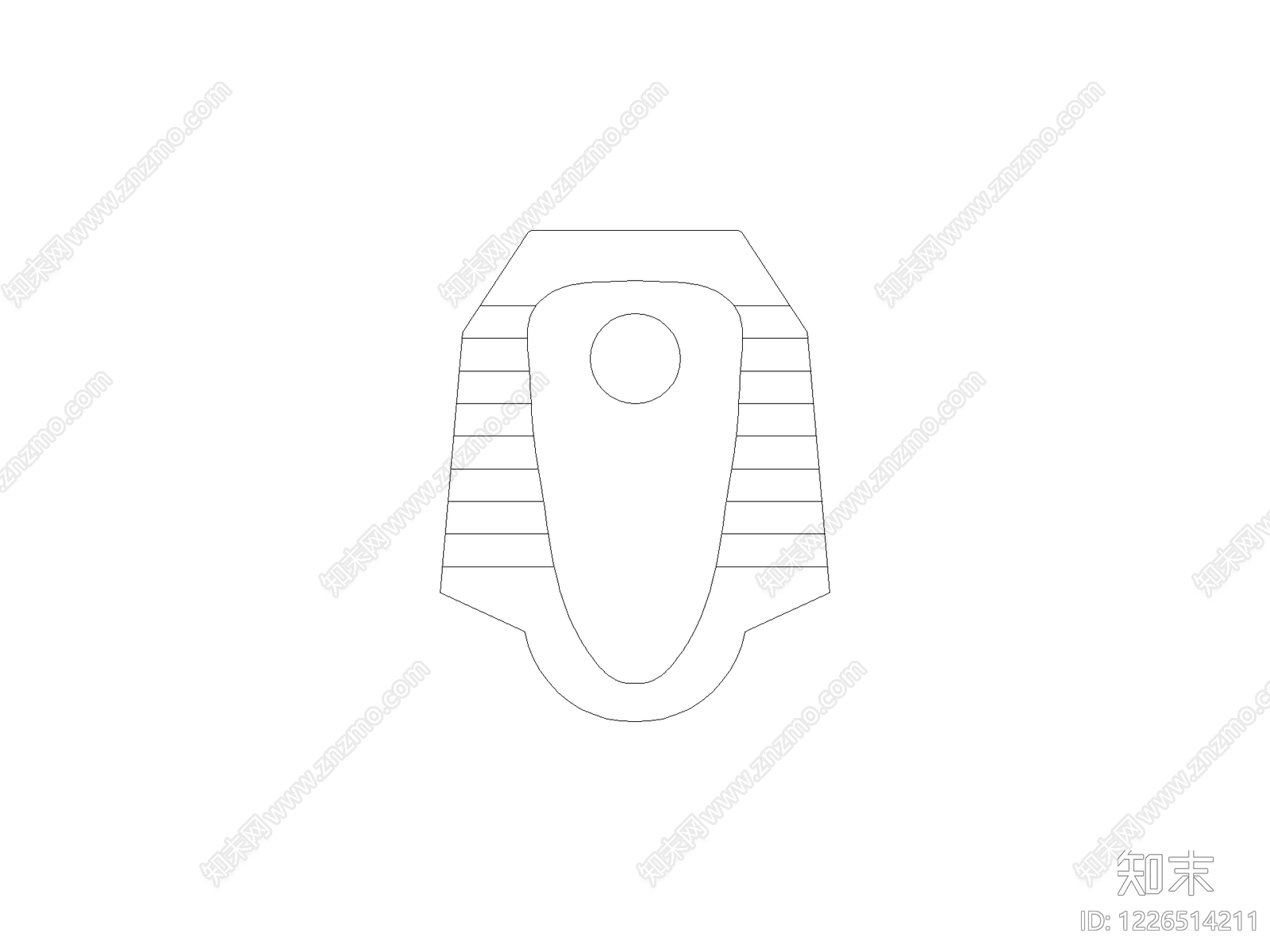 现代开关插座CAD图纸