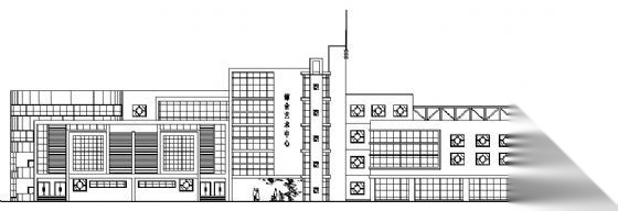 某大学五艺术中心建筑设计方案图cad施工图下载【ID:151565122】