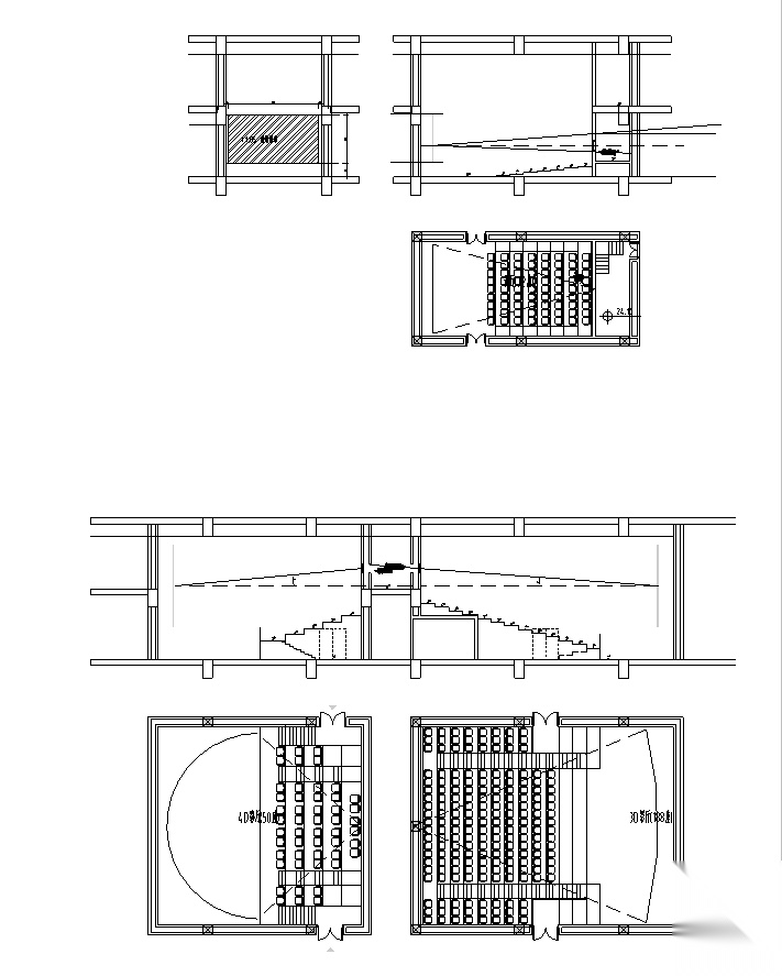 [江苏]六层梯形造型框架结构图书馆建筑施工图(含全专业...cad施工图下载【ID:165625194】