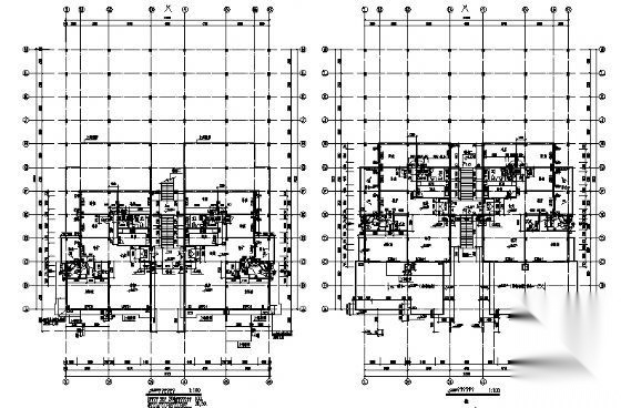 某四层坡地现代住宅建筑设计方案图cad施工图下载【ID:149567142】