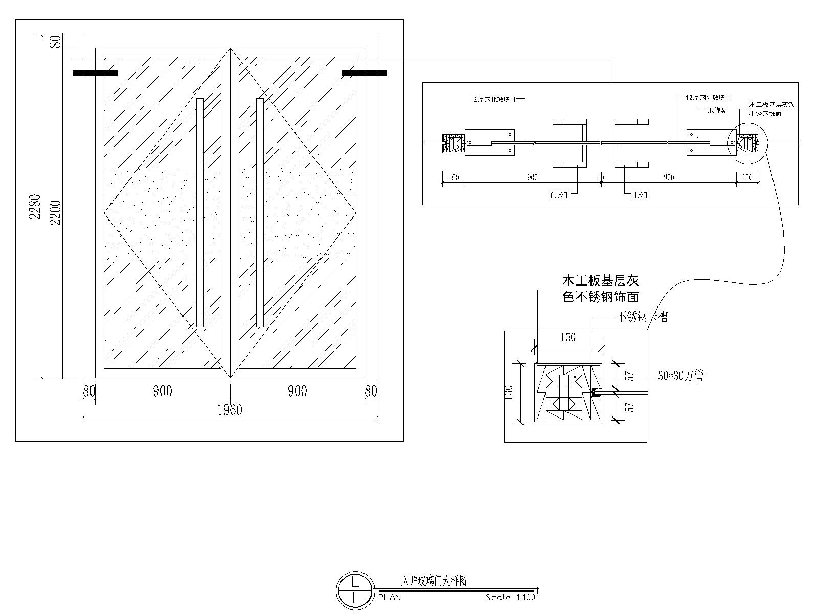 贵阳某工业风网吧施工图_效果图cad施工图下载【ID:160711108】
