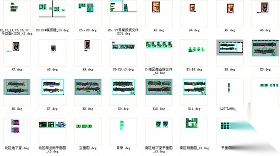 [四川]知名购物广场规划及商业综合体建筑施工图（含效...cad施工图下载【ID:166310191】