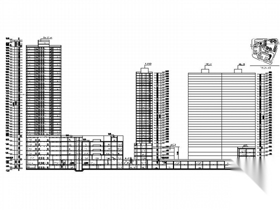 [四川]知名购物广场规划及商业综合体建筑施工图（含效...cad施工图下载【ID:166310191】