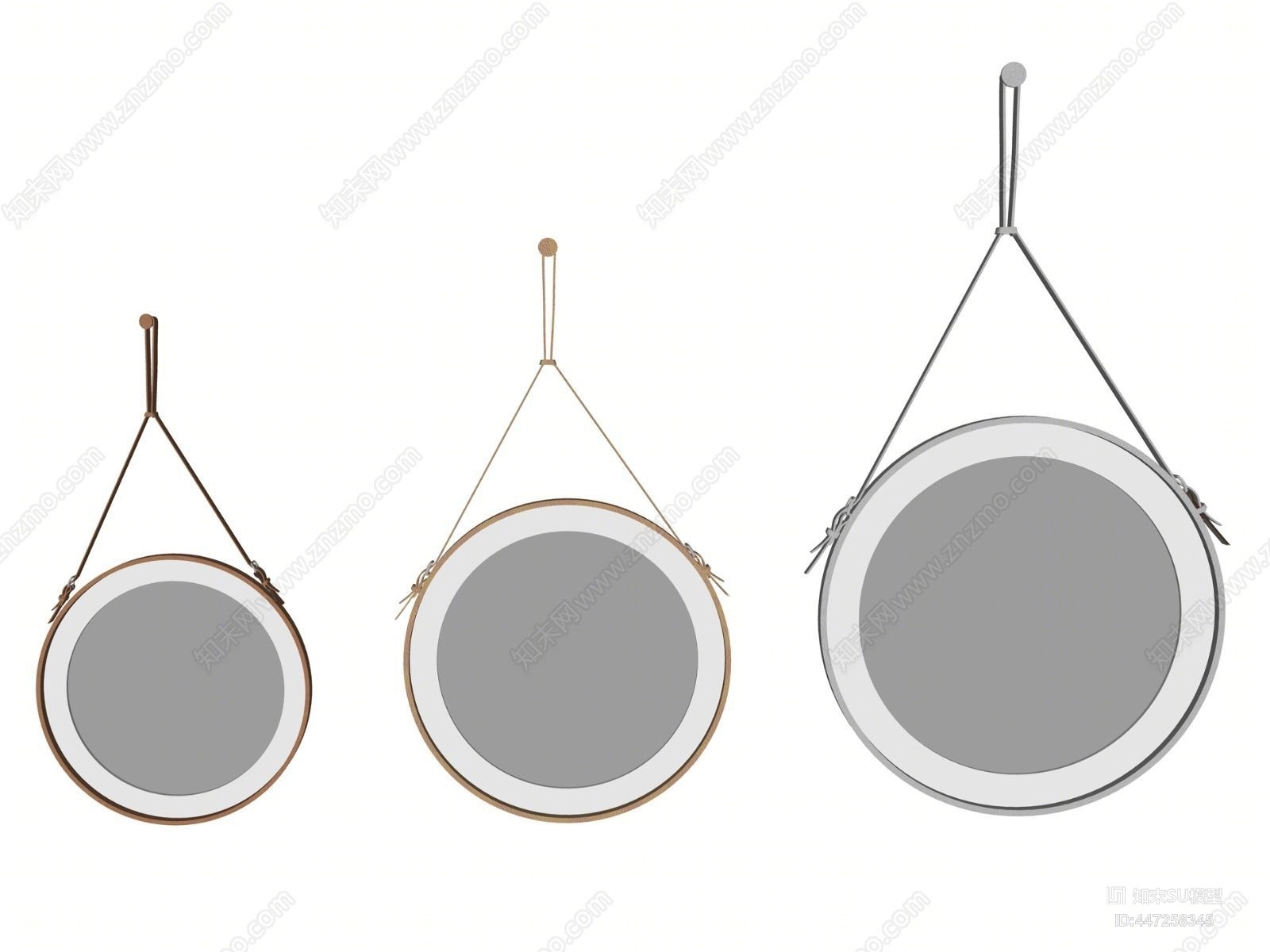 现代卫生间悬挂镜SU模型下载【ID:447258345】