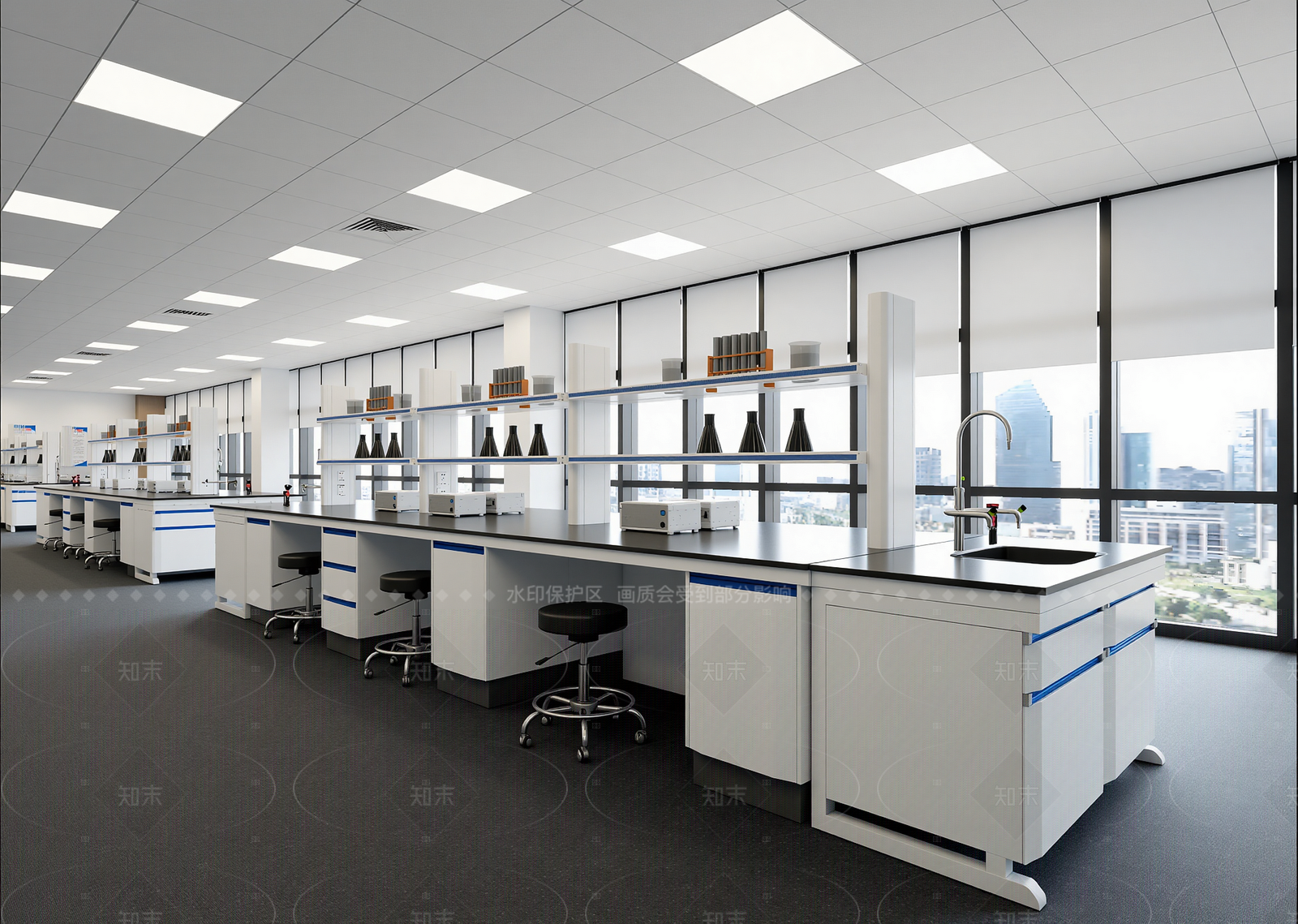 现代实验室3D模型下载【ID:1214978908】