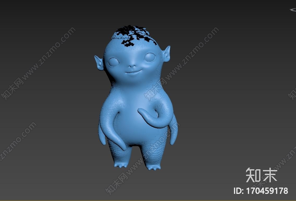 胡巴3D模型--捉妖记3d打印模型下载【ID:170459178】