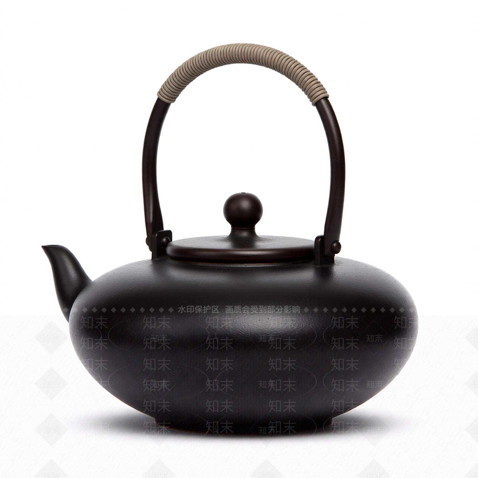 黑色提梁茶壶3D模型下载【ID:1206198925】