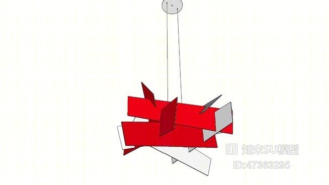 吊灯SU模型下载【ID:317874859】