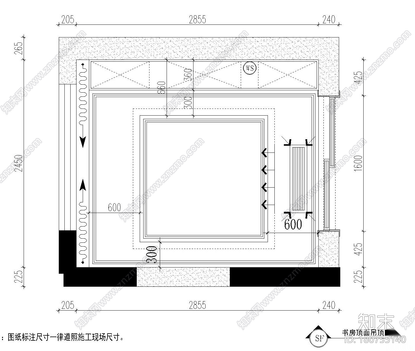 [浙江]知名地产·城市果岭样板房施工图设计施工图下载【ID:180755140】