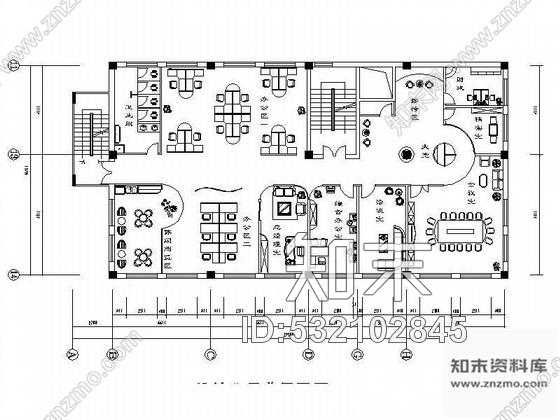 施工图设计公司办公空间装饰图cad施工图下载【ID:532102845】