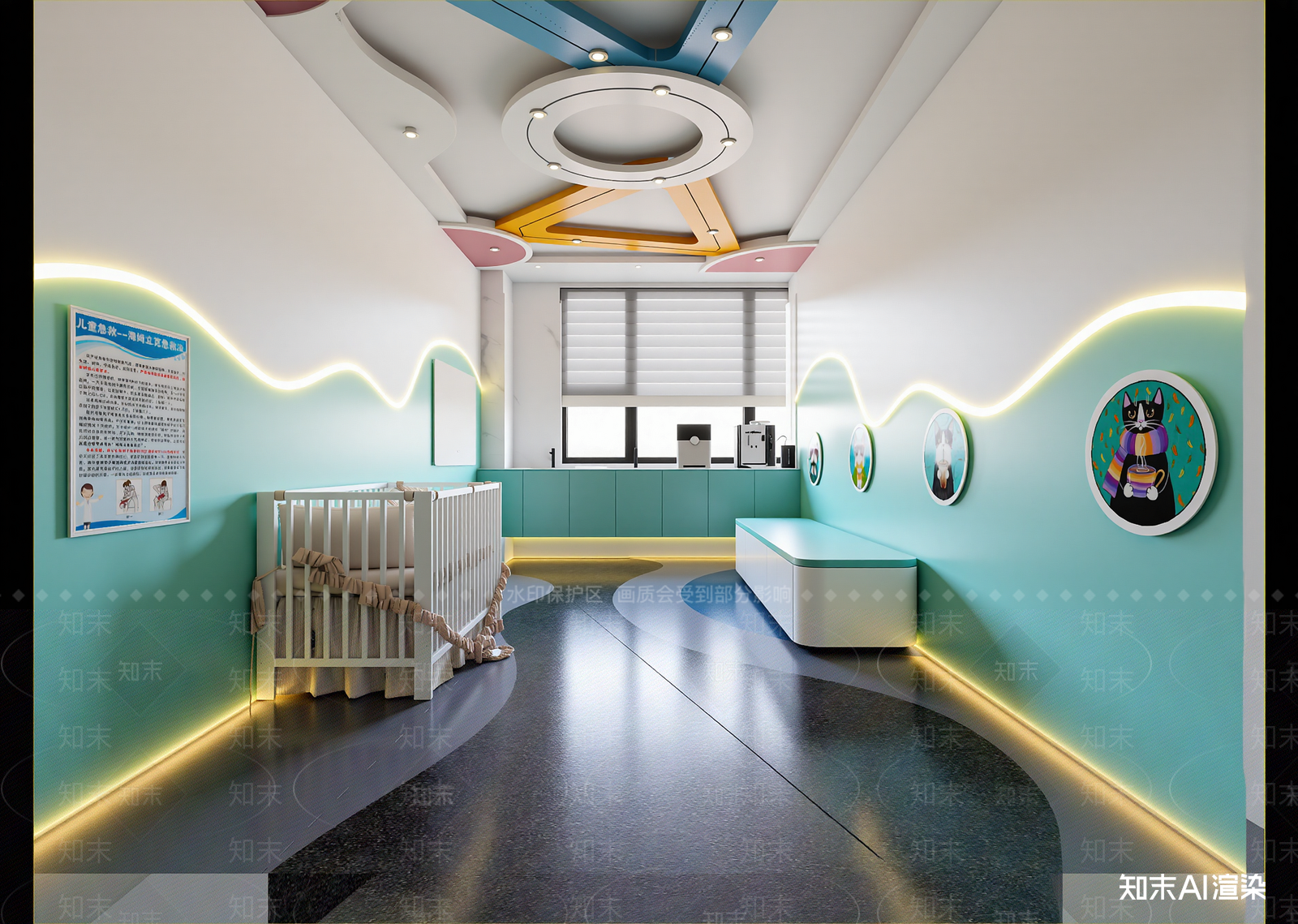 现代母婴室3D模型下载【ID:1215146548】