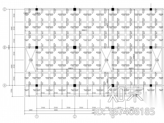 [天津]办公楼主体框架结构加固施工图cad施工图下载【ID:167406185】