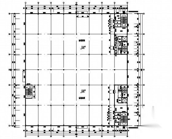 [重庆茶园新区]某科技公司新建厂区3号厂房建筑施工图cad施工图下载【ID:165950151】