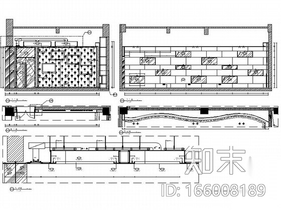 [陕西]高档时尚休闲会所室内装修施工图（含实景图）cad施工图下载【ID:166008189】