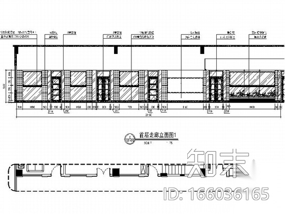 [佛山]简约大气办公楼室内精装修CAD施工图施工图下载【ID:166036165】