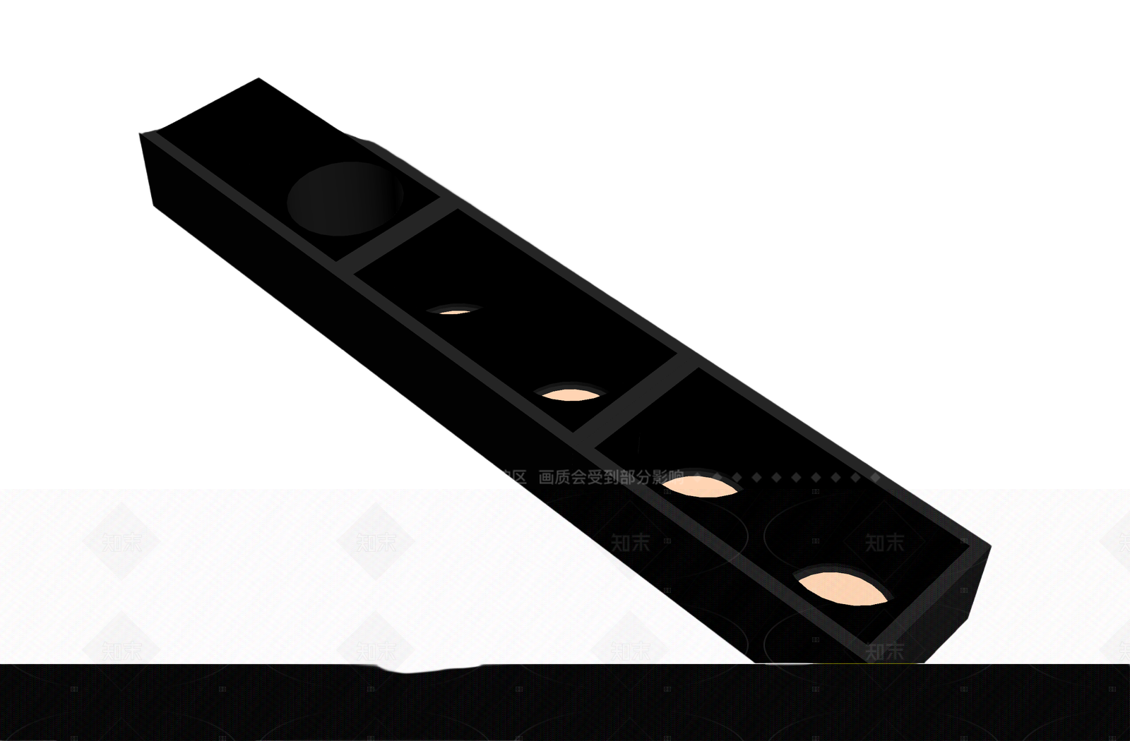 长条形组合灯具3D模型下载【ID:1206195999】