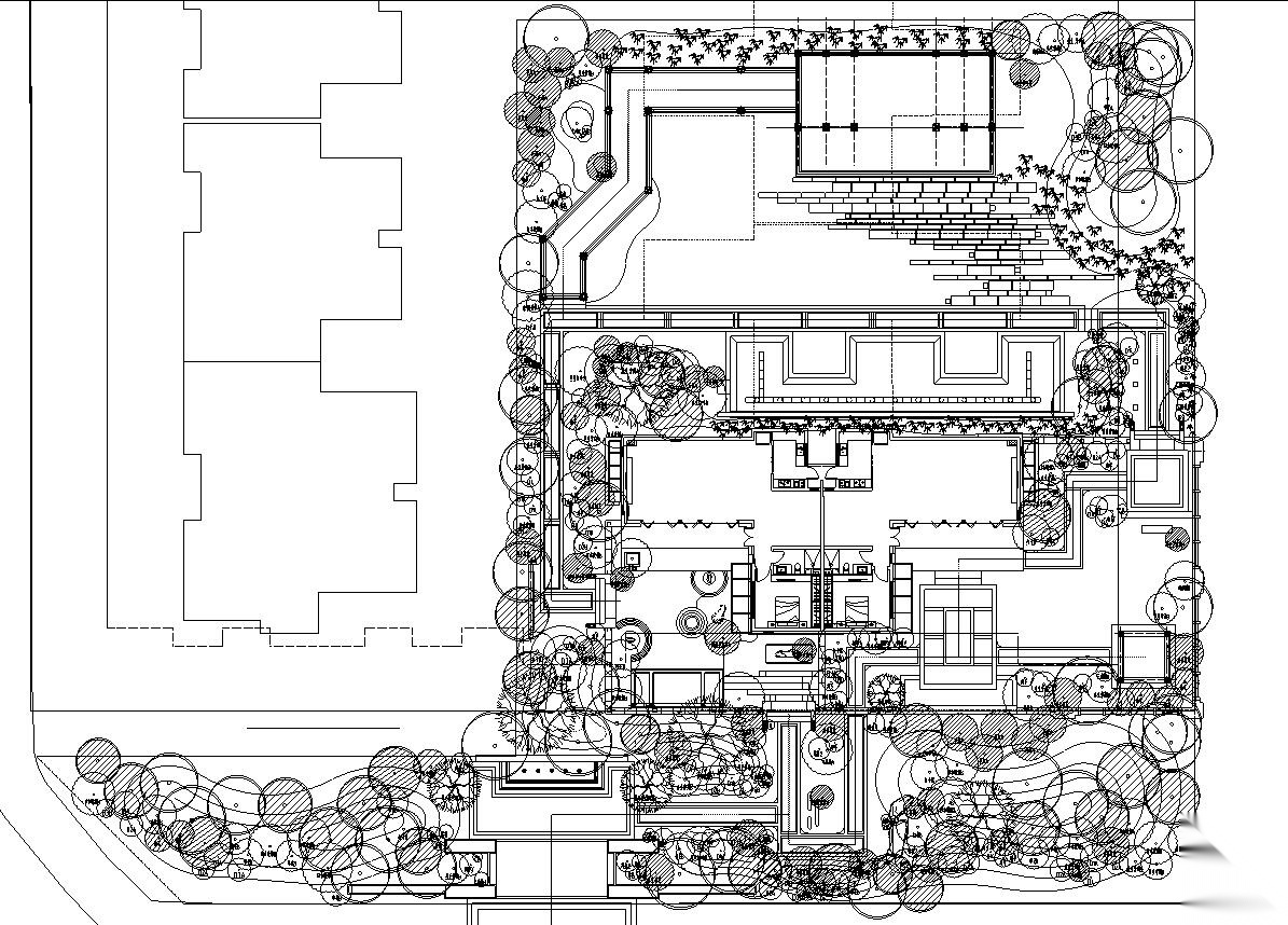 成都新中式新亚洲雍锦王府植物CAD施cad施工图下载【ID:161068193】