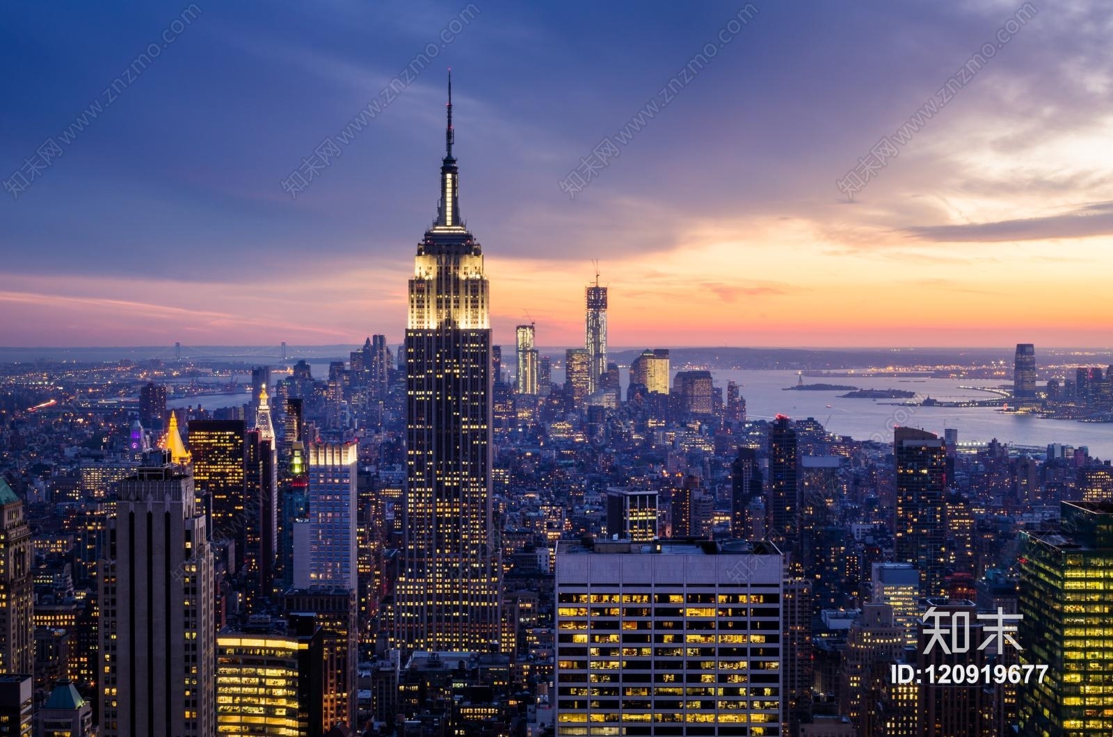 晚上城市外景贴图贴图下载【ID:120919677】