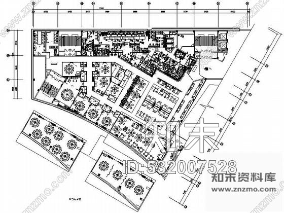 施工图深圳某名族风餐厅室内装修施工图(含效果)cad施工图下载【ID:532007528】