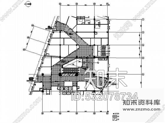 施工图烟台某商场大堂公共空间装修图cad施工图下载【ID:532078734】