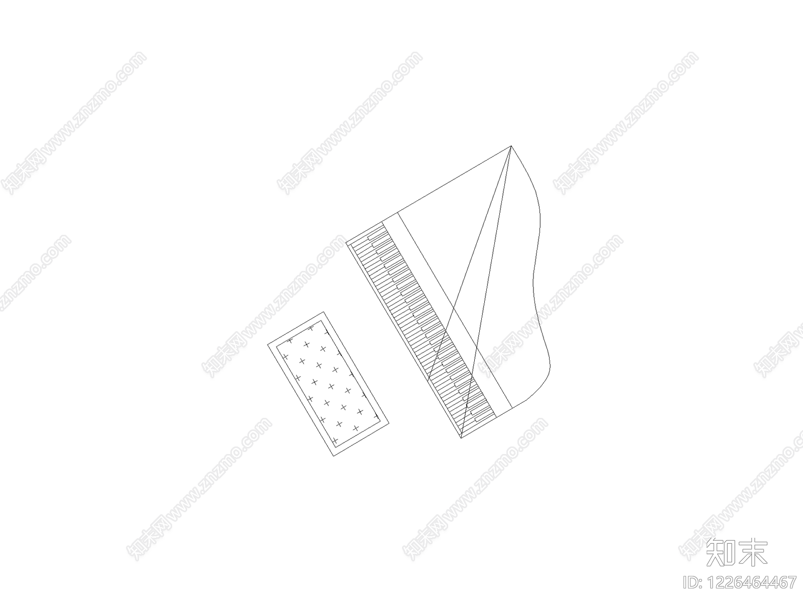 桌子cad施工图下载【ID:1226464467】