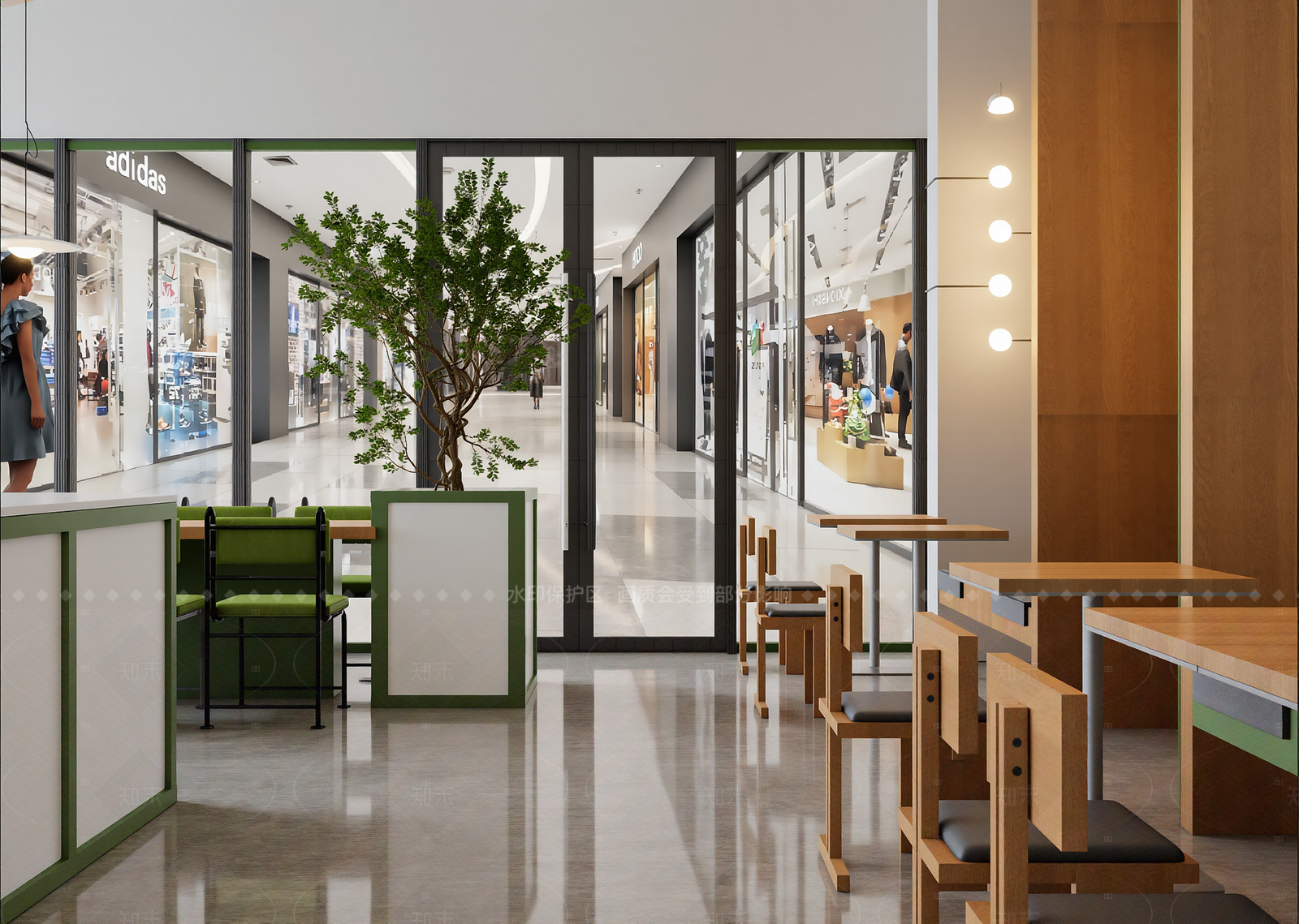 现代商场3D模型下载【ID:1214642535】