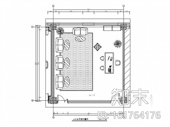 [沈阳]某学校办公室施工图cad施工图下载【ID:161764176】