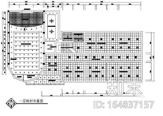 某培训学校装修图施工图下载【ID:164837157】