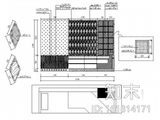 [厦门]高档量贩式KTV包厢室内装修施工图cad施工图下载【ID:161814171】