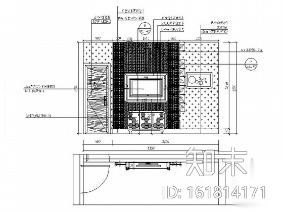 [厦门]高档量贩式KTV包厢室内装修施工图cad施工图下载【ID:161814171】