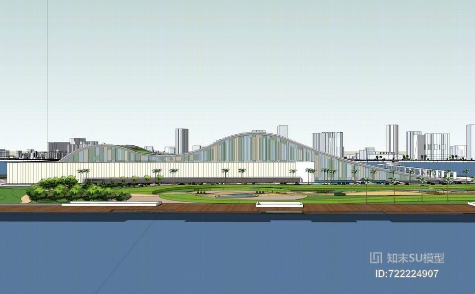 现代歌剧院SU模型下载【ID:722224907】