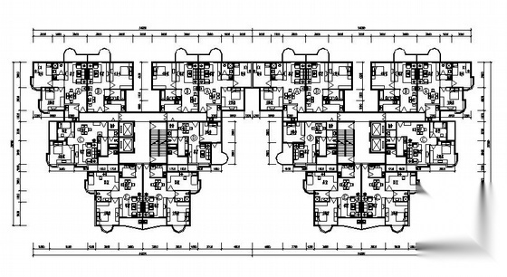 某花园小区三期住宅楼建筑施工图cad施工图下载【ID:149846115】