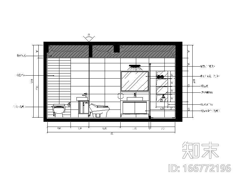 [福建]整套现代风格复式楼设计CAD施工图（含效果图）施工图下载【ID:166772196】