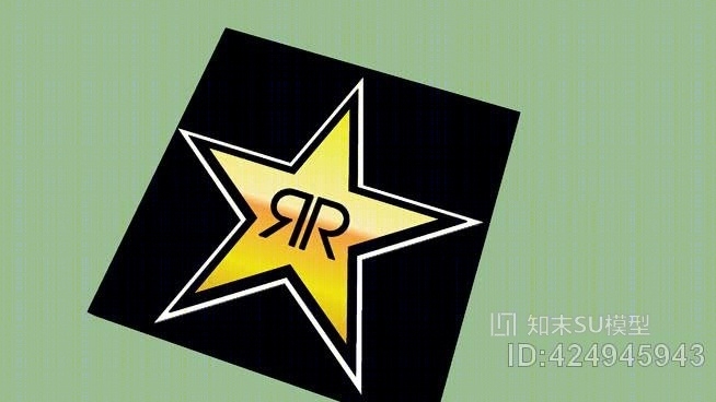 摇滚明星能源标识3DSU模型下载【ID:424945943】